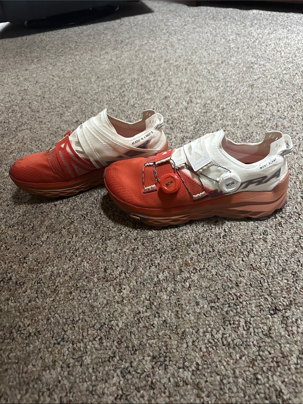 Altra Women's Athletic Shoes Orange and White